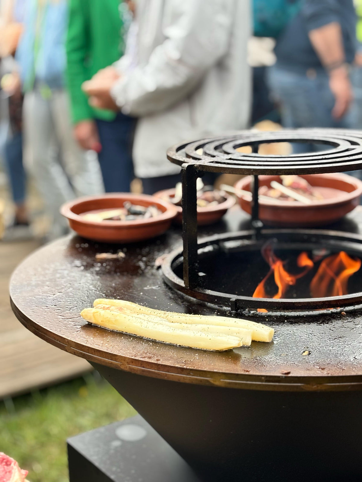 Complete CHUCK plancha met deksel, grills, hoes en accessoires