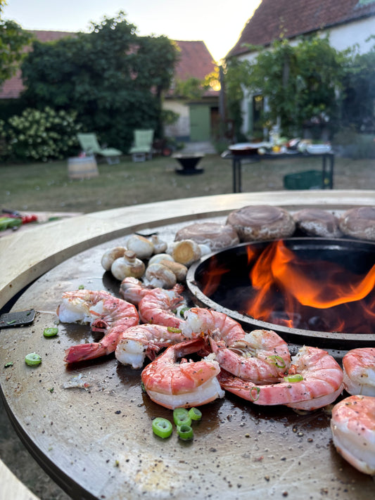 Extra CHUCK bakplaat 70cm (inclusief platte grill)