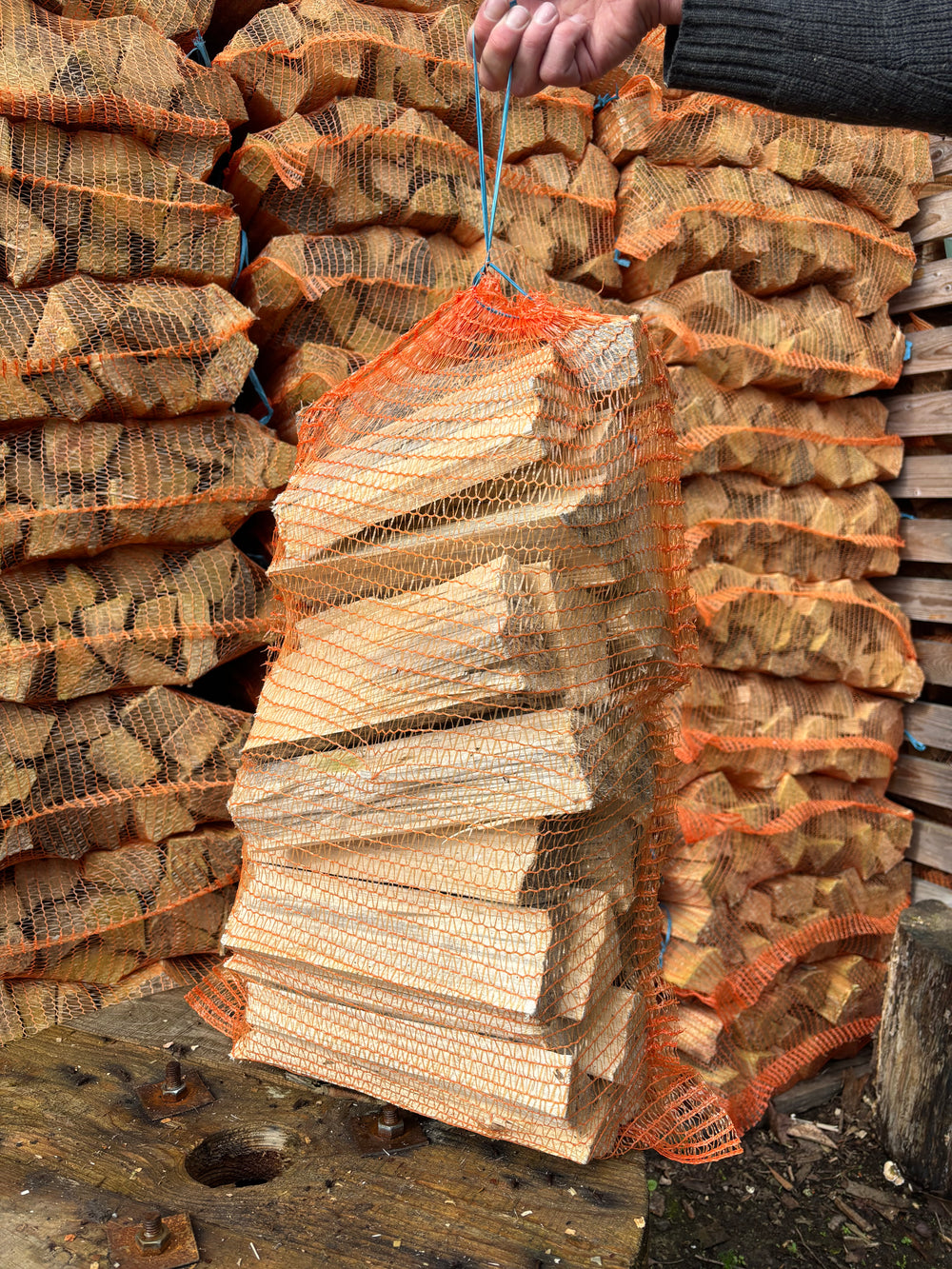 Brandhout Chuck!